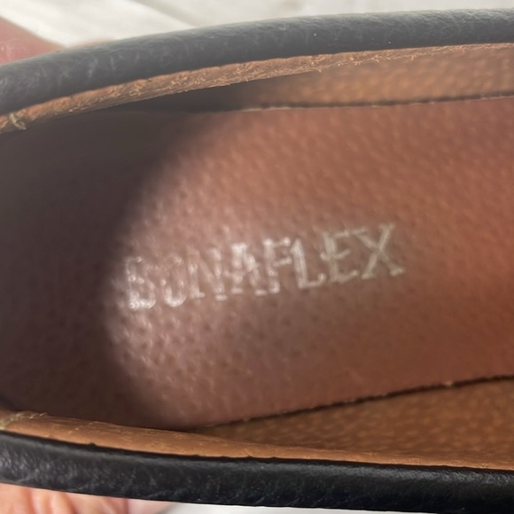 Bonaflex Leather and Calf Hair Animal Print Platform Lug Sole Loafer - Picture 11 of 13